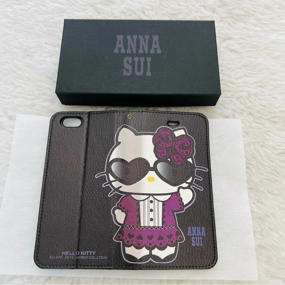 Anna Sui Hello Kitty Colaboration Cards/Mirror/Phone Case w/ Box